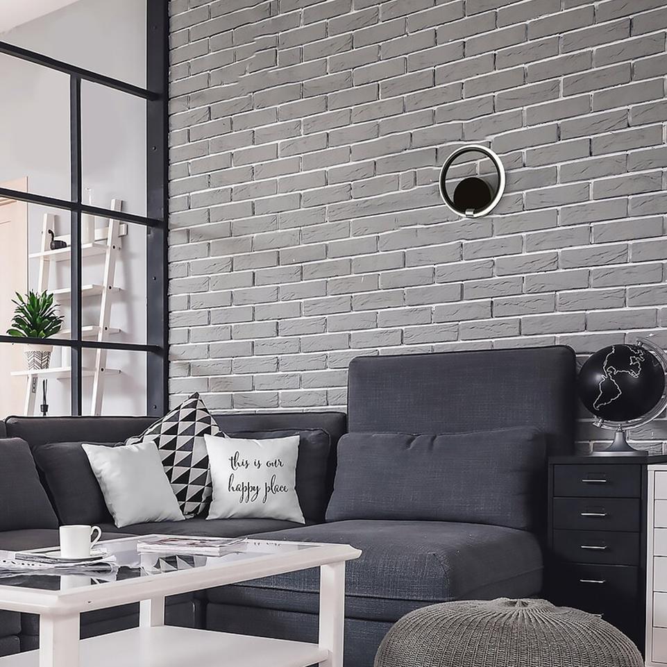 WILLOW, LED WALL  LAMP,MATT BLACK WITH CHROME DECOR PARTS, B