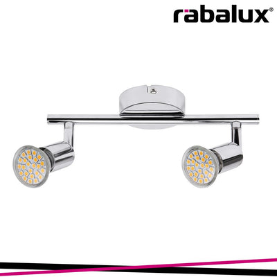 NORTON LED, 2-SPOT GU10/3W LED CHROME