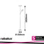 VLASTA, FLOORLAMP WITH READING ARM, SATIN CHROME, WITH INBUI