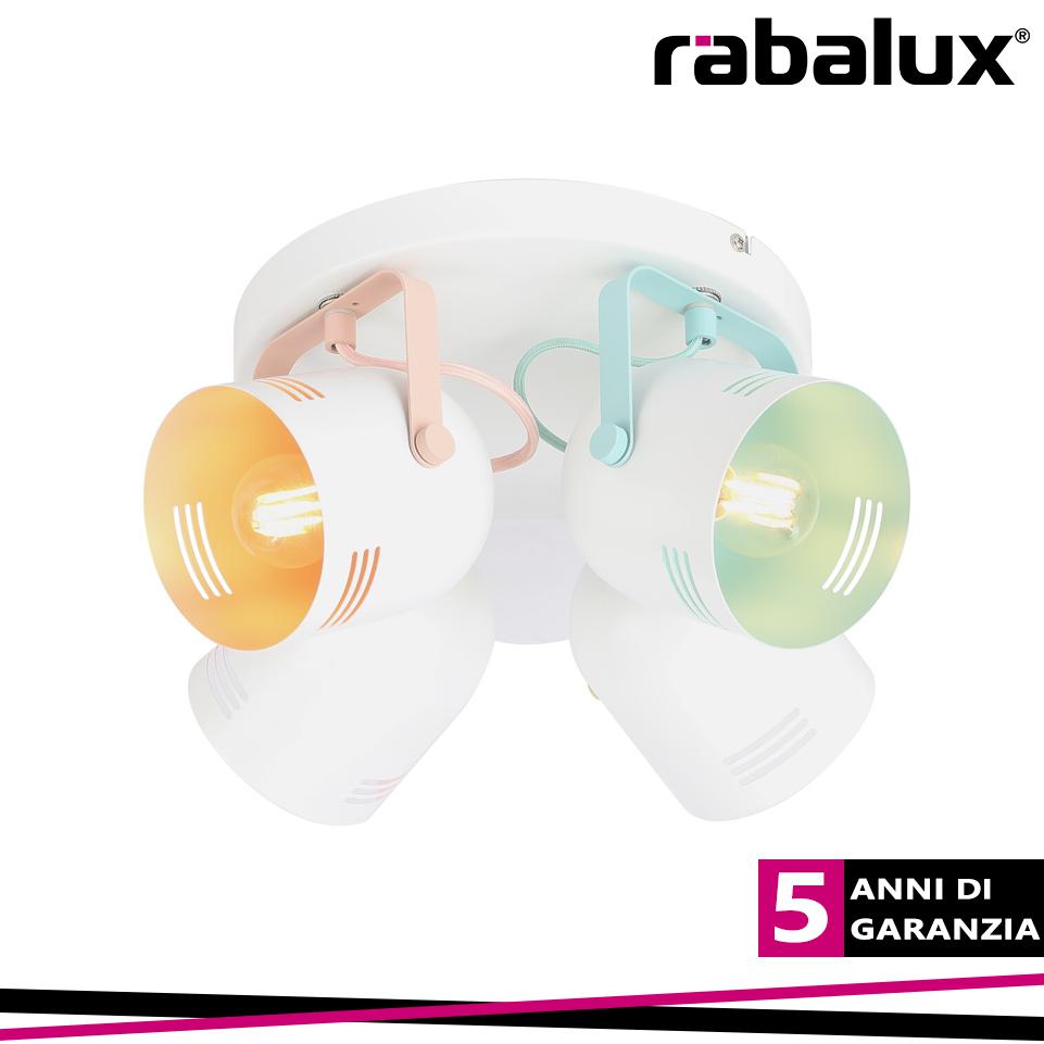MINUET SPOT E14 4X MAX 40W DESIGNED BY RABALUX MULTICOLOUR