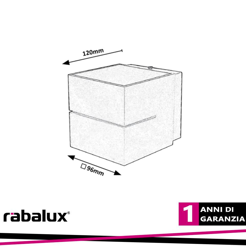 KAUNAS, INDOOR METAL WALL LAMP INDIRECT, G9 1XMAX 10W, MATT