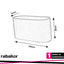 KAUNAS, INDOOR METAL WALL LAMP INDIRECT, G9 1XMAX 10W, MATT