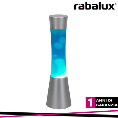 MINKA, INDOOR DECORATIVE LAMP, PLASTIC+GLASS WITH BLUE LAVA