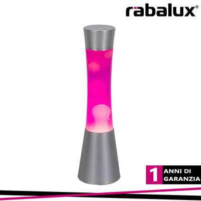 MINKA, INDOOR DECORATIVE LAMP, PLASTIC+GLASS WITH ROSE LAVA