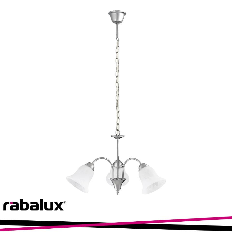 FRANCESCA, PENDANT LAMP,  3 ARMS, D55CM