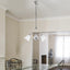 FRANCESCA, PENDANT LAMP,  3 ARMS, D55CM