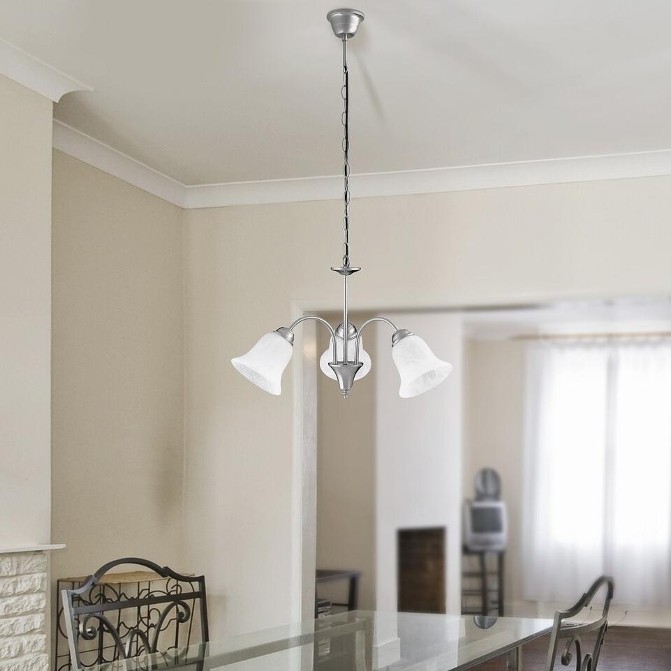 FRANCESCA, PENDANT LAMP,  3 ARMS, D55CM