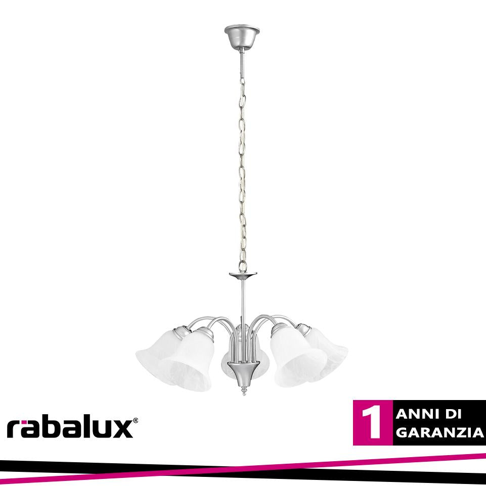 FRANCESCA, PENDANT LAMP,  5 ARMS, D55CM