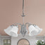 FRANCESCA, PENDANT LAMP,  5 ARMS, D55CM