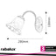 COLETTE, 1 ARM WALL LAMP