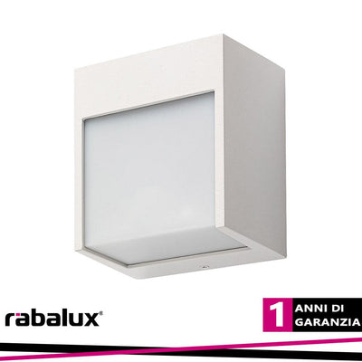 BALIMO, LED WALL LAMP,WHITE ALUMINIUM HOUSING WITH OPAL PLAS
