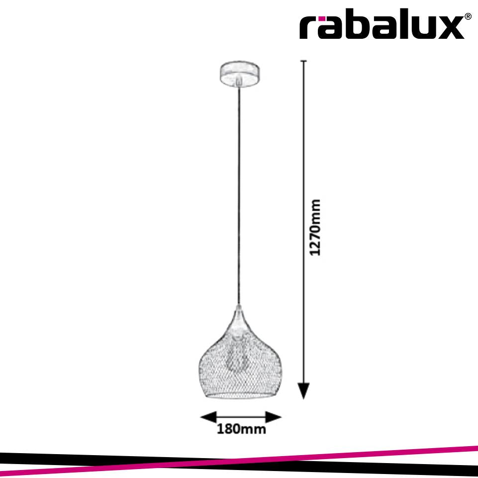 RONAN, PENDANT LAMP, MINT, E14 1X MAX 40W, LIGHTSOURCE EXCL.
