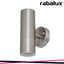ZAGREB, OUTDOOR WALL LAMP, STAINLESS STEELL, GU10 2X MAX 12W