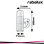 ZAGREB, OUTDOOR WALL LAMP, STAINLESS STEELL, GU10 2X MAX 12W