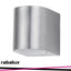 CHILE, OUTDOOR WALL LAMP,DOWN LIGHTS, WITHOUT BULB, BRUSHED