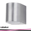 CHILE, OUTDOOR WALL LAMP,DOWN LIGHTS, WITHOUT BULB, BRUSHED