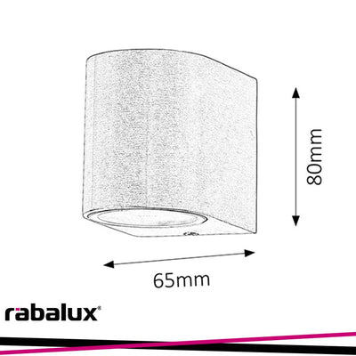 CHILE, OUTDOOR WALL LAMP,DOWN LIGHTS, WITHOUT BULB, BRUSHED