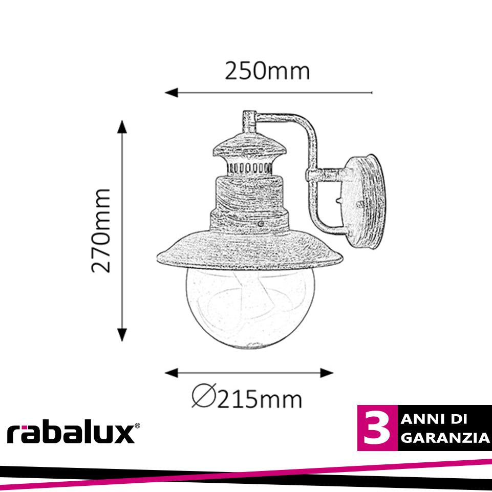 ODESSA, OUTDOOR WALL LAMP, IP44