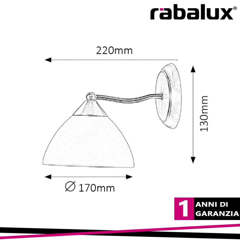 REGINA, 1 ARM WALL LAMP