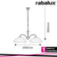 REGINA, PENDANT LAMP 2 ARMS, L69CM