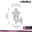 VELENCE, OUTDOOR 1 ARM WALL LAMP, UP