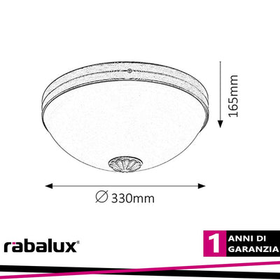 ORCHIDEA, CEILING LAMP, D33CM