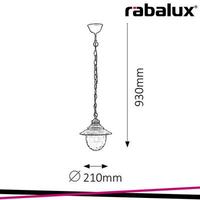 BARCELONA, CLASSIC OUTDOOR PENDANT LAMP