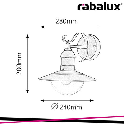 OSLO, OUTDOOR WALL LAMP