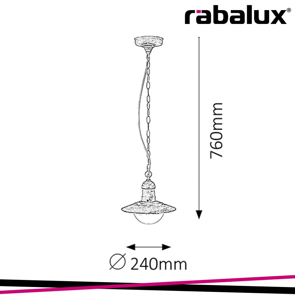 OSLO, OUTDOOR PENDANT LAMP, IP44