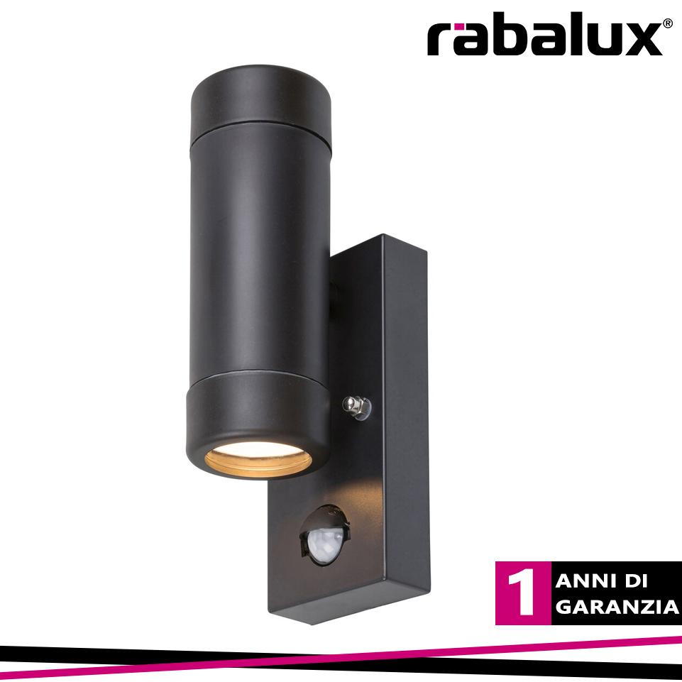 MEDINA,OUTDOOR WALL LAMP WITH SENSOR GU10 MAX10W IP44