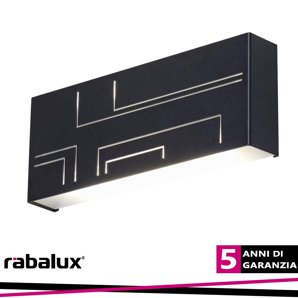 MARIBOR, OUTDOOR WALL LAMP, BLACK, BUILT-IN LED 12W 780LM 40