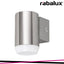 CATANIA,  OUTDOOR WALL LAMP, IN-BUILT LED, SATIN CHROME 4W 3