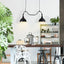MARC PENDANT E27 2X40W,MATTE BLACK
