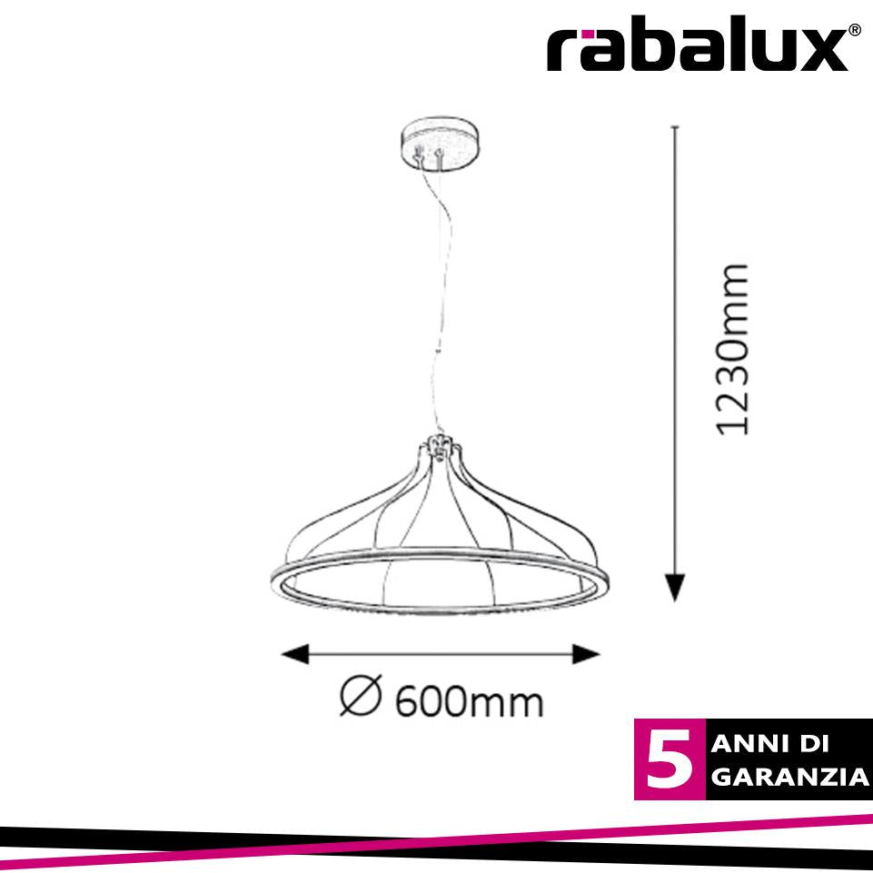 EADEN PENDANT LED MET.BROWN 35W 2800LM 3000K