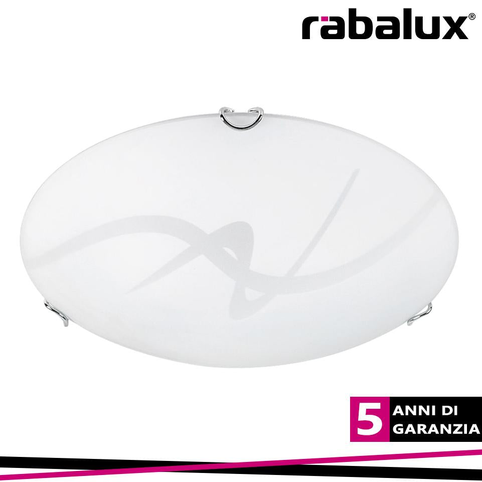 SOLEY CEILING 25CM 12W 3000K   WHITE/CLEAR
