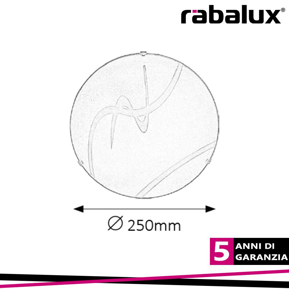 SOLEY CEILING 25CM 12W 3000K   WHITE/CLEAR