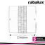 DOMINO CEILING 400X400E27 2X60W BLC/WHT/GR