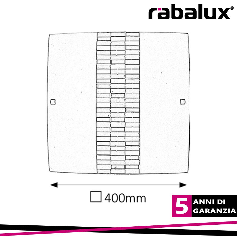 DOMINO CEILING 400X400E27 2X60W BLC/WHT/GR