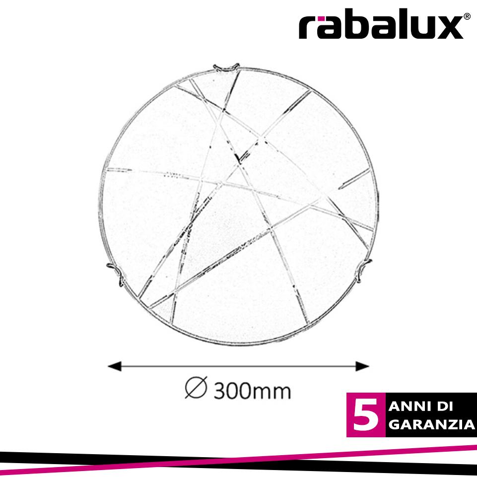 ETERNA CEILING D30 E27 60W WHT TRANSP.