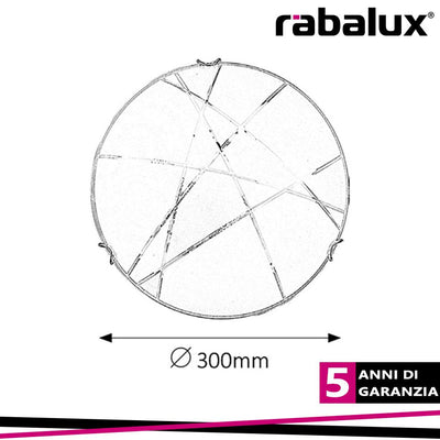 ETERNA CEILING D30 E27 60W WHT TRANSP.