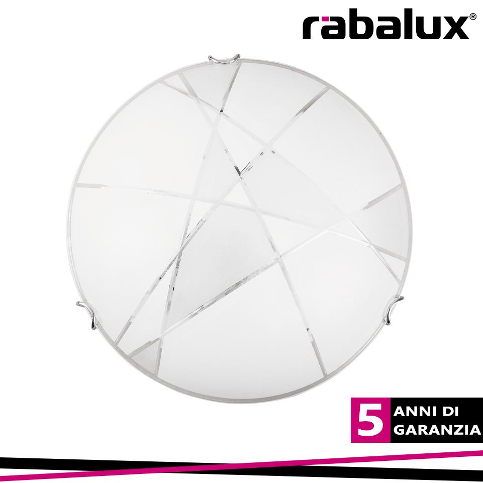 ETERNA CEILINGD40 E27 2X60W WHT/TRANSP.