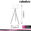 SOREN FLOORLAMP E27 MAX60W WHITE+NATURAL