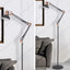 GARETH FLOOR E27 1X40W,BLACK/COPPER