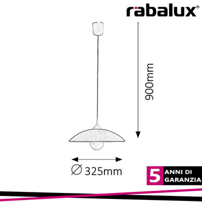 CUPOLA RANGE PENDANT D30 FIX BLUE