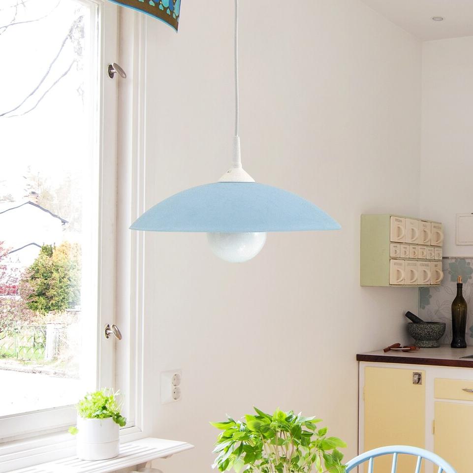 CUPOLA RANGE PENDANT D30 FIX BLUE