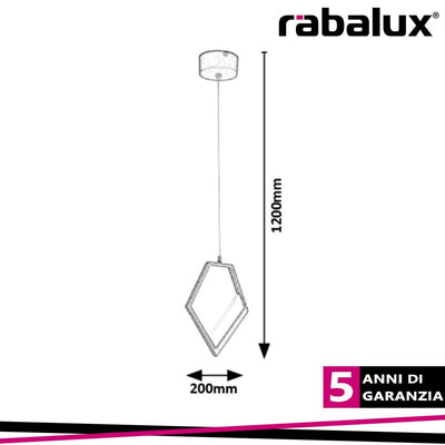 SILVANA,PENDANT,LED 15W 3000K  1200LM