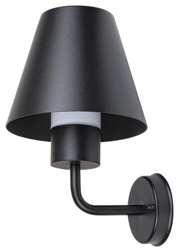 FAVARA, OUTDOOR W.LAMP E27 1X14W BLACK IP44