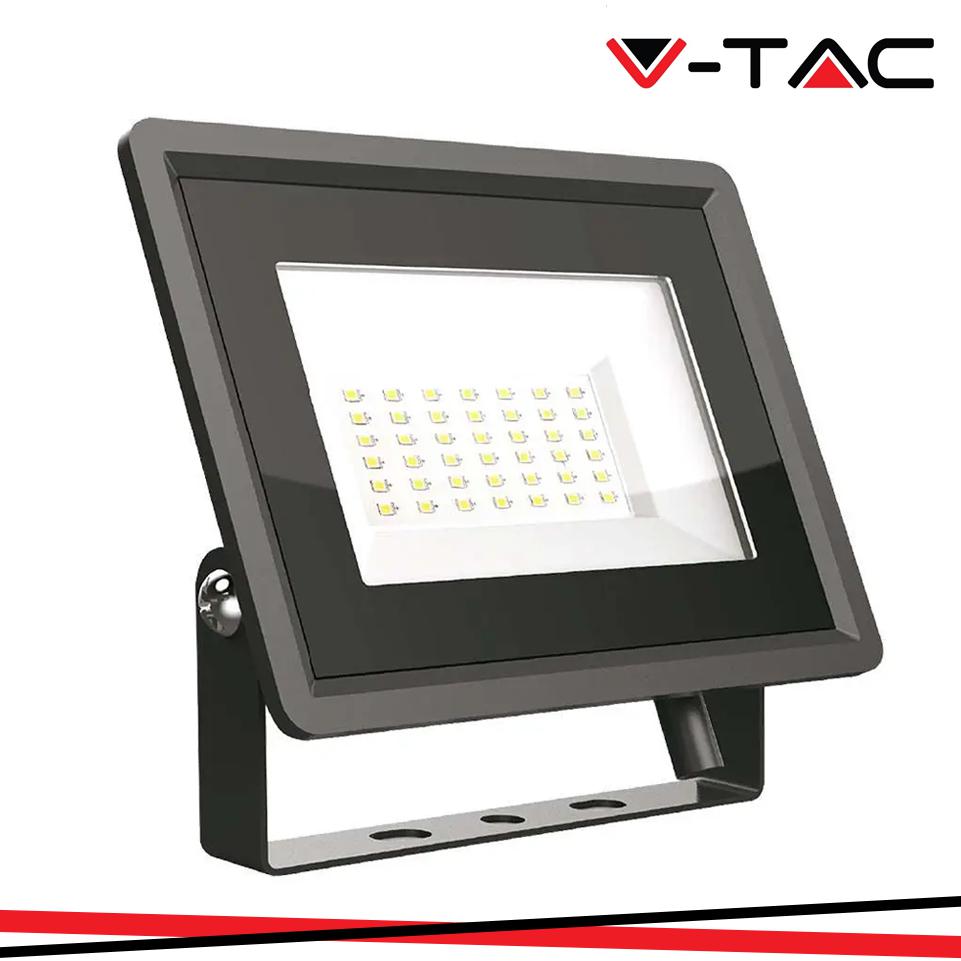 30W LED PROIETTORE SMD F-SERIES CORPO NERO 4000K