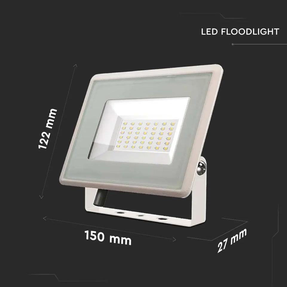 30W LED PROIETTORE SMD F-SERIES CORPO BIANCO4000K