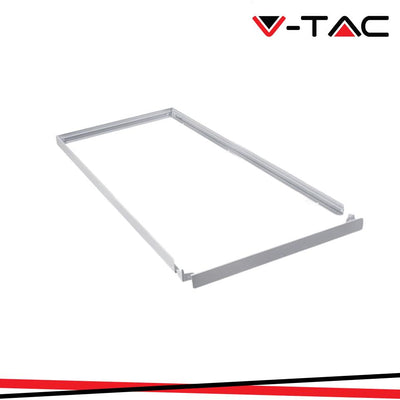 SUPPORTO PER MONTAGGIO A PLAFONE PANNELLI LED 1200*300MM IN PLASTICA COLORE BIANCO
